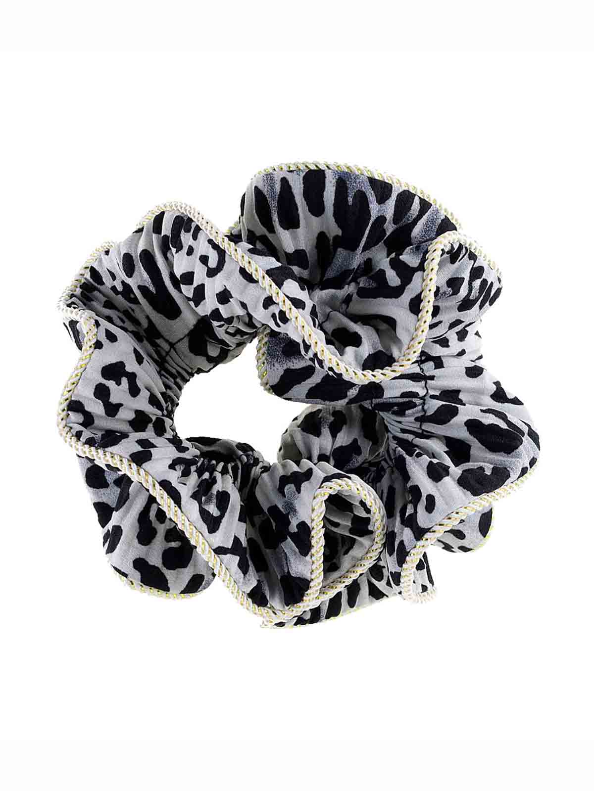 by starling scruncies lilja i grå leopard