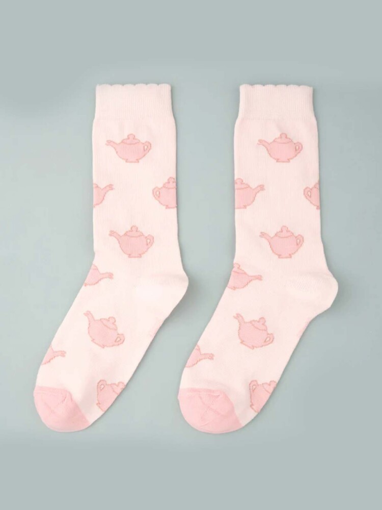 cou cou suzette - strumpor rosa tekanna