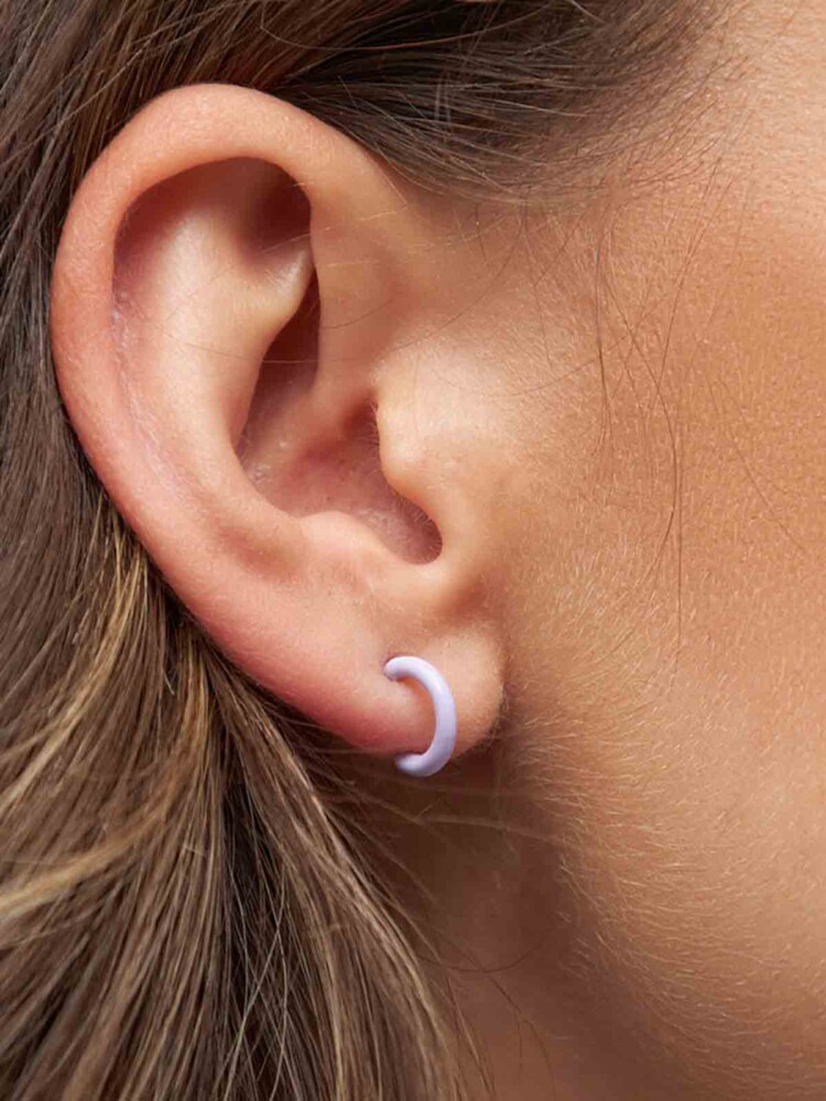 lulu copenhagen hoops i emalj i flera storlekar