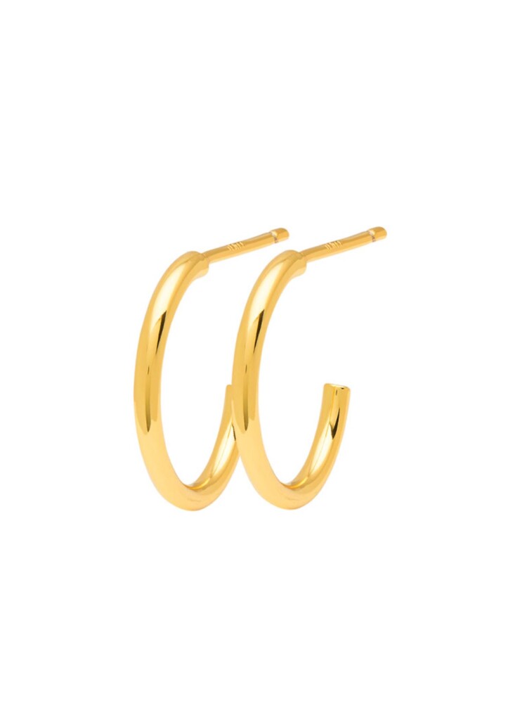 lulu copenhagen hoops i silver och guld i flera stilar