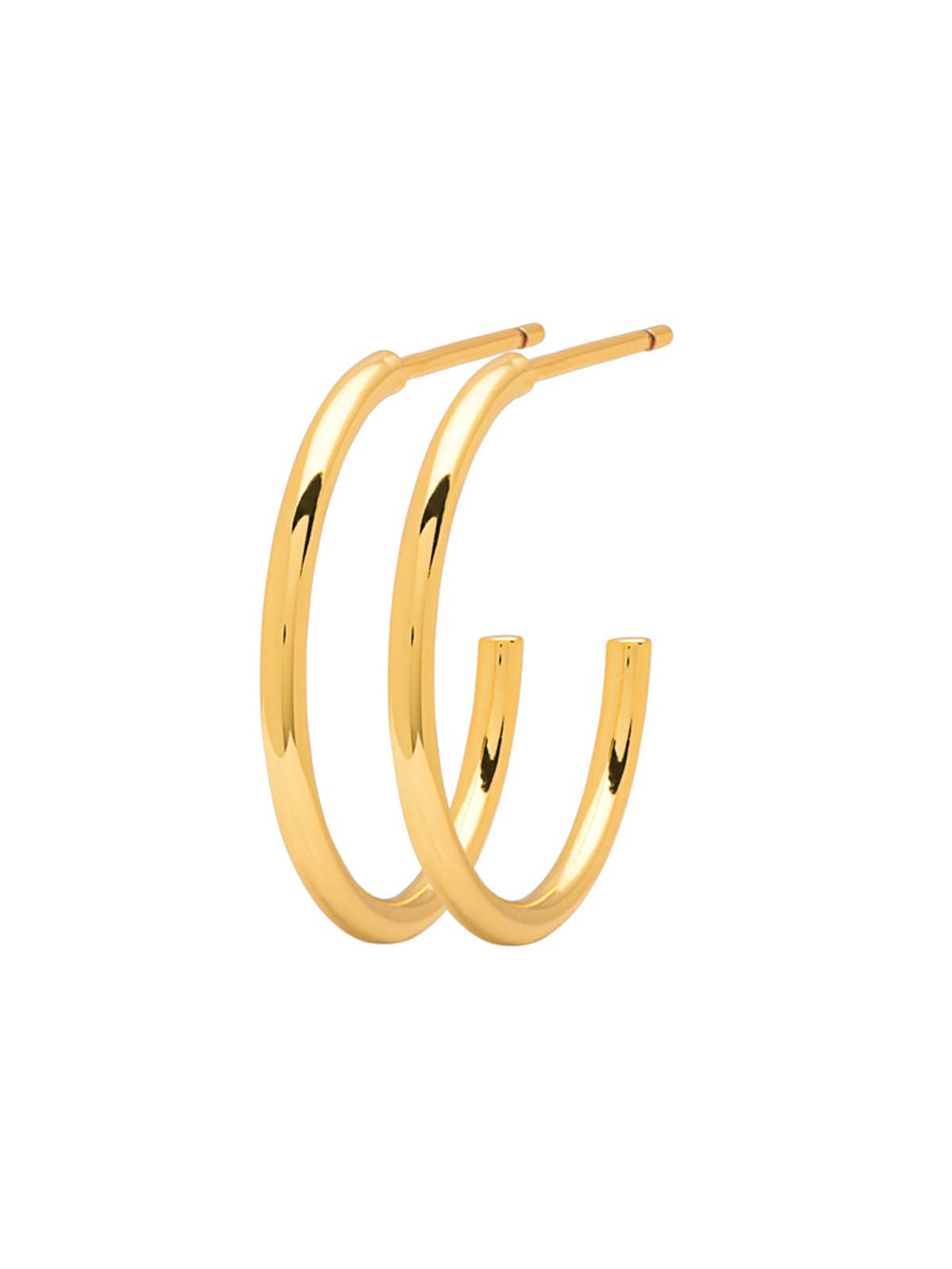 lulu copenhagen hoops i silver och guld i flera stilar