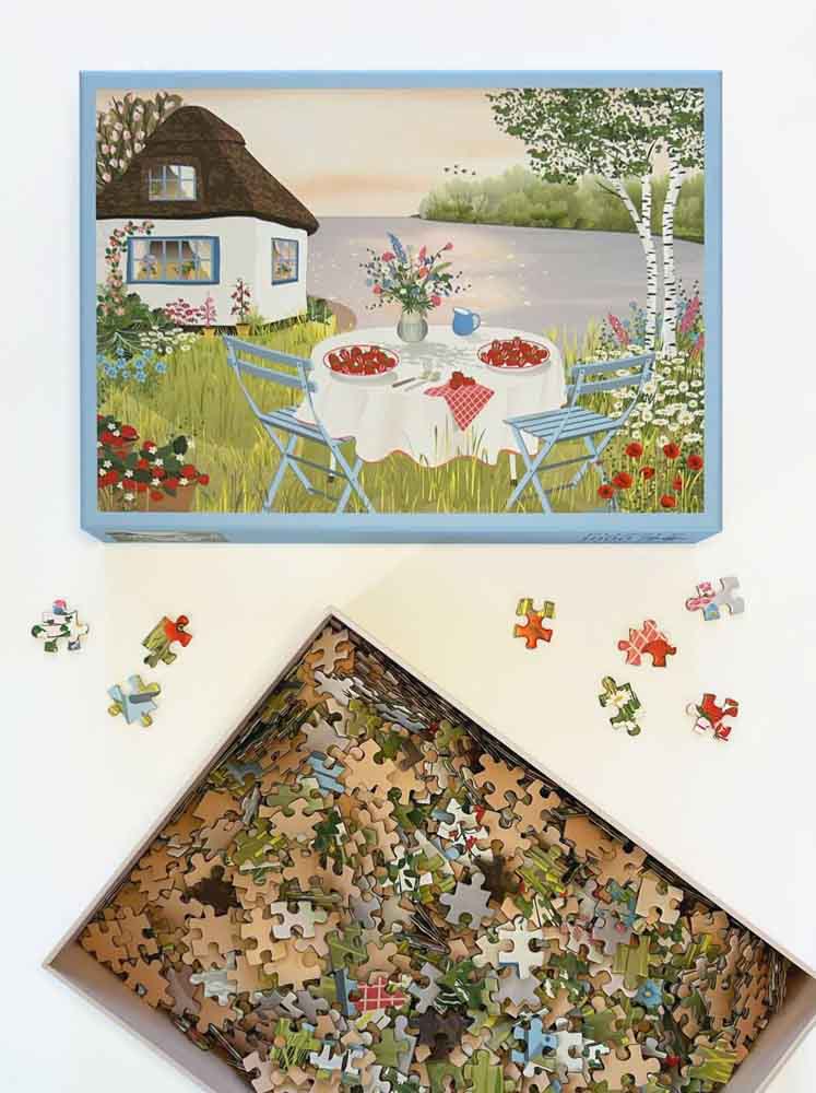 Vissa skarpa pusselspel SWEET STRAWBERRIES - Puzzle 1000