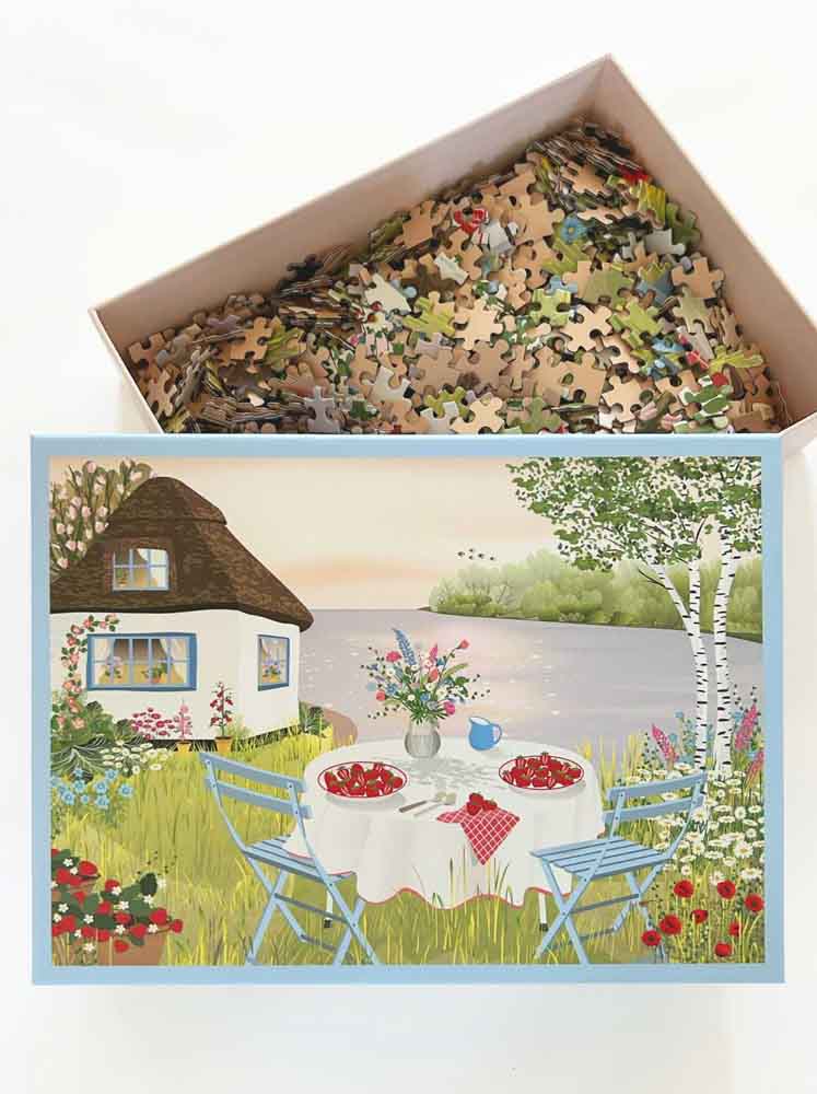 Vissa skarpa pusselspel SWEET STRAWBERRIES - Puzzle 1000
