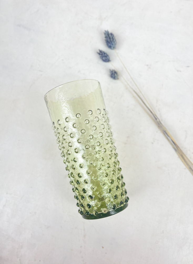 Igelkott longdrink glas (400 ml) - Oliv