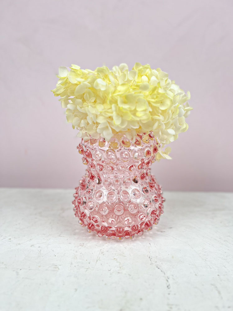 Anna von Lipa Birdie vas rosa i piggsvinsglas