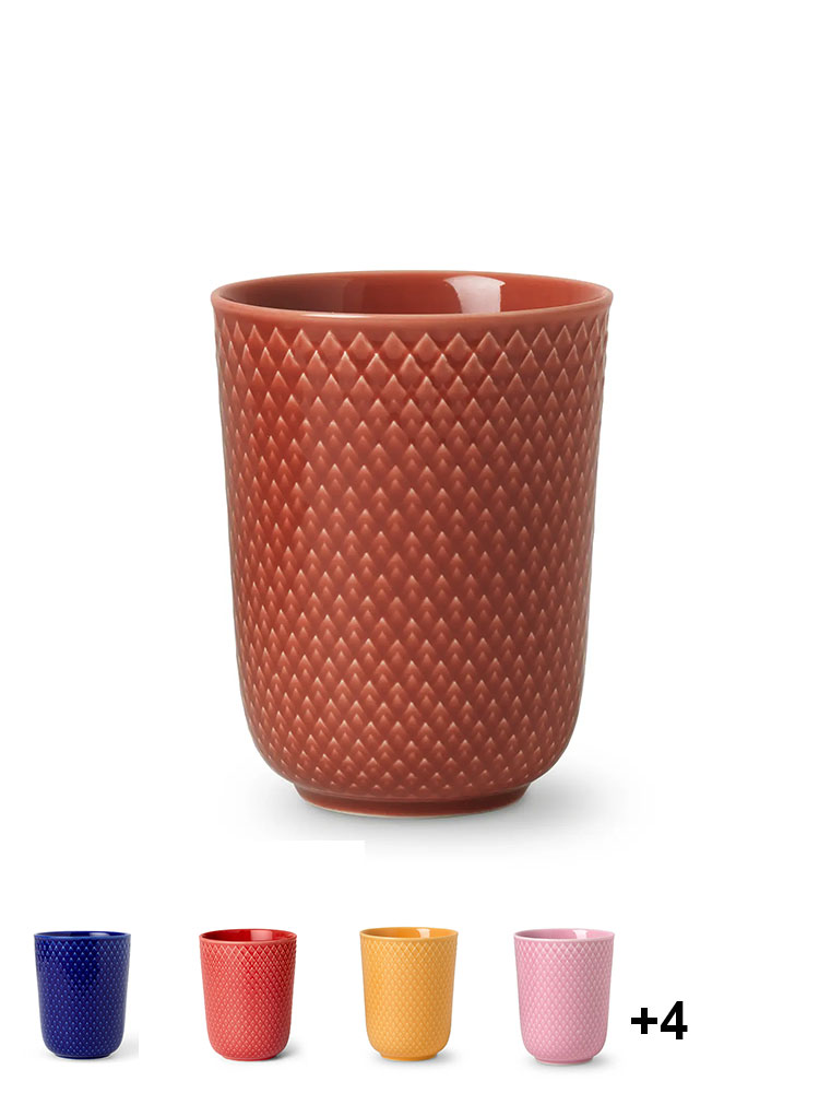 romb, ljungporslin, mugg, mugg utan handtag
