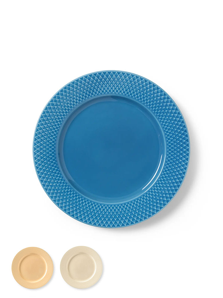 rhombus, ljung porslin, middag tallrik