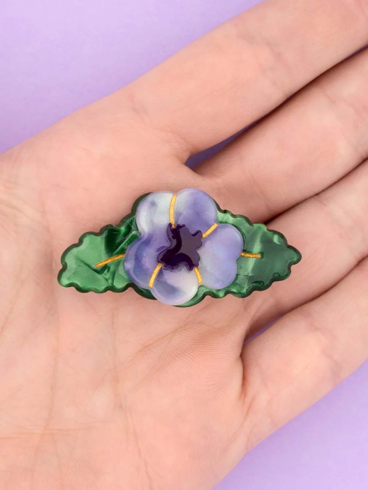 cou cou suzette hårnål styvmor blomma