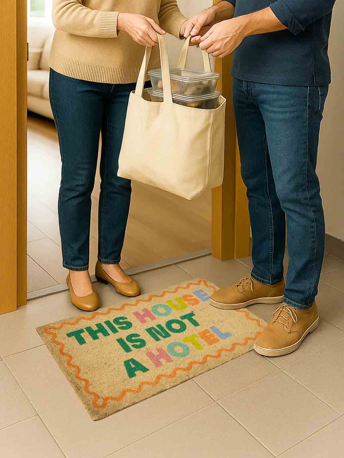 Alternativ visning av dörrmatta 40 x 70 cm - 