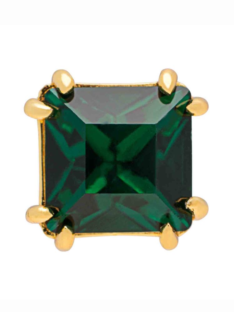 LULU1752 - Gala Crystal Bling örhänge 1 st - Vintage Rose-Green lullu copenhagen