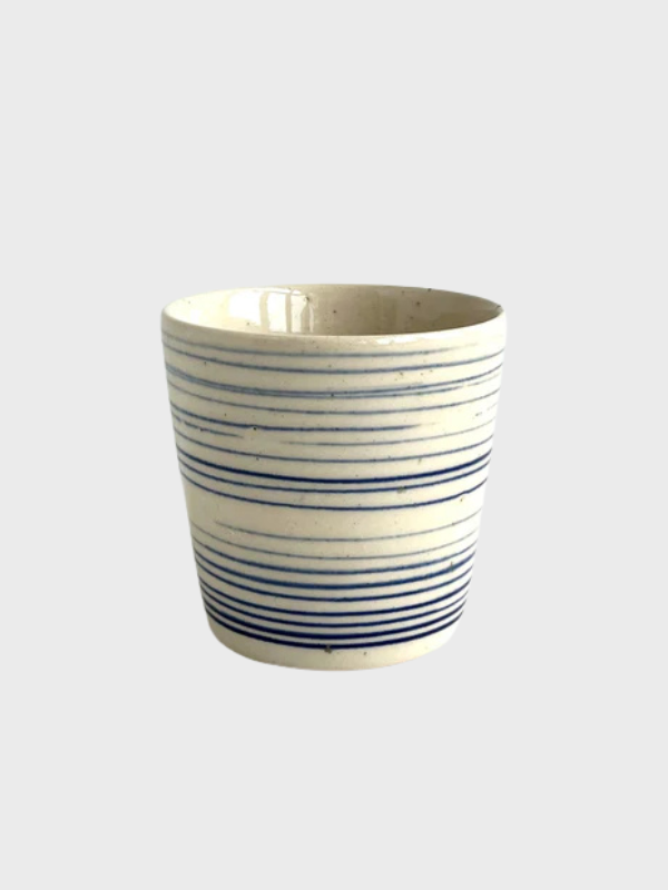 Original Ø-kupa - Blå pinstripe