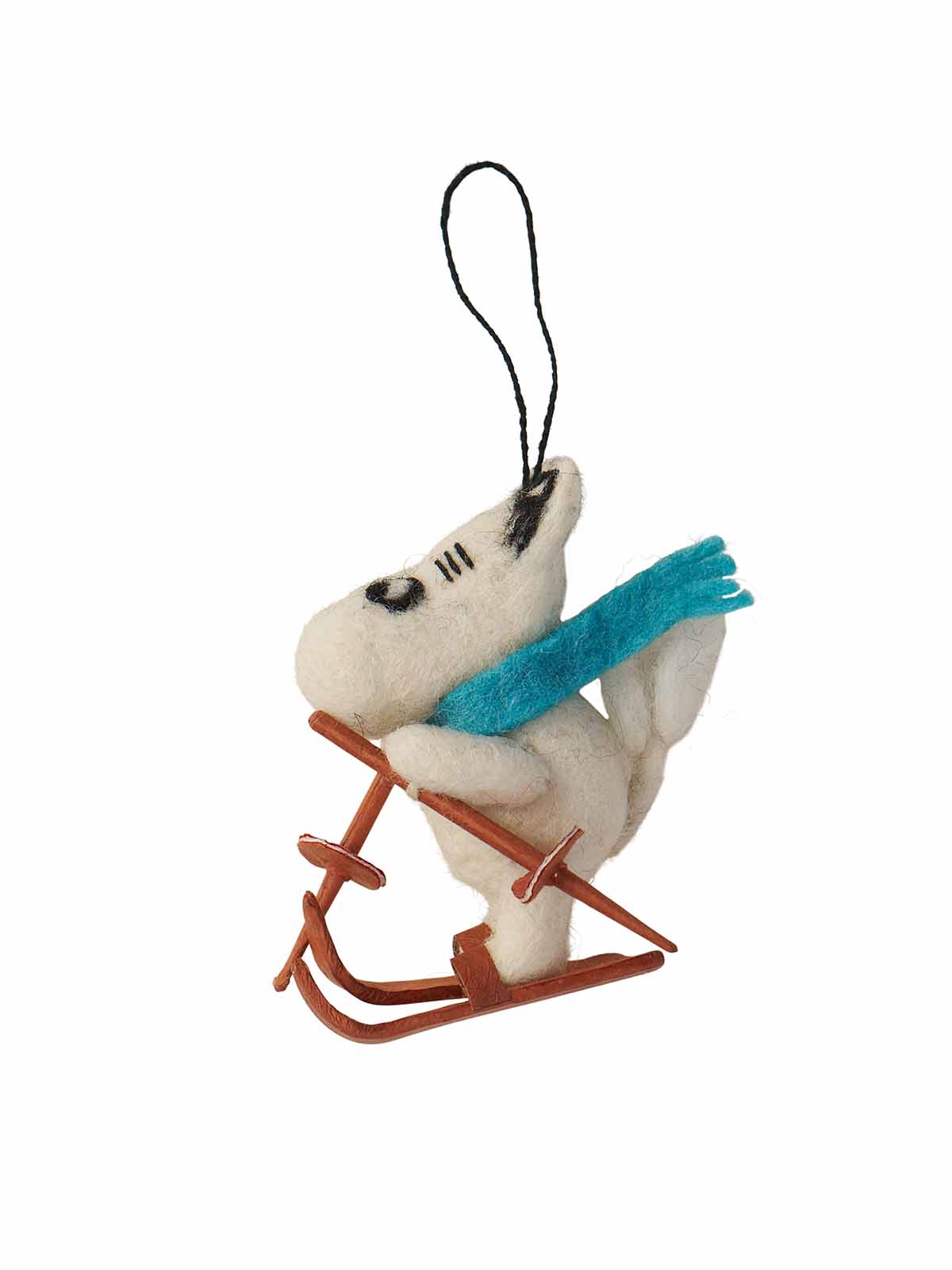 591084 Mumin på skidor fältprydd prydnad