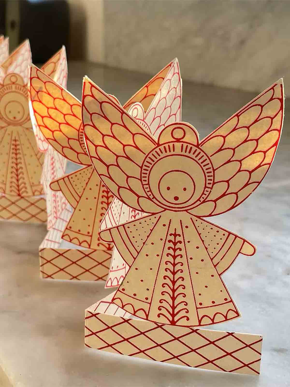 En värld av hantverk -FOLKLORE_ANGEL_Decoration