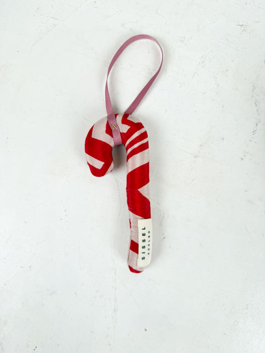 Candy cane i siden - ZIG ZAG