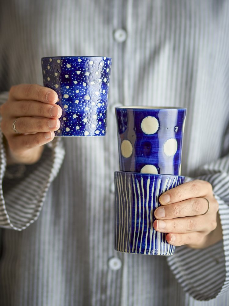 Minoa Cups (3 delar) - Blå