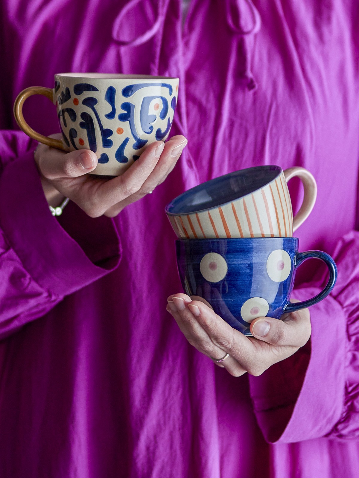 Eviaya Cups (3 delar) - Blå