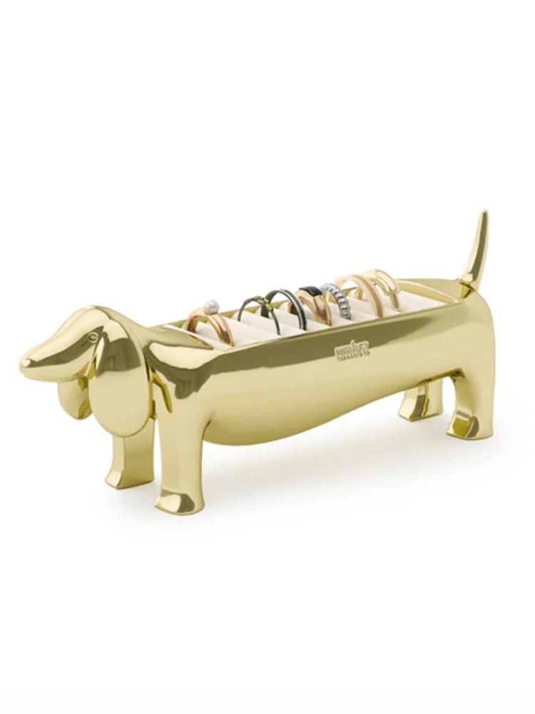 umbra ringhållare mässing hund