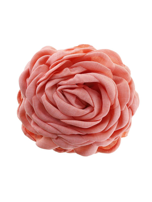 Genom att stara lstor hårklämma tusensköna med blommor