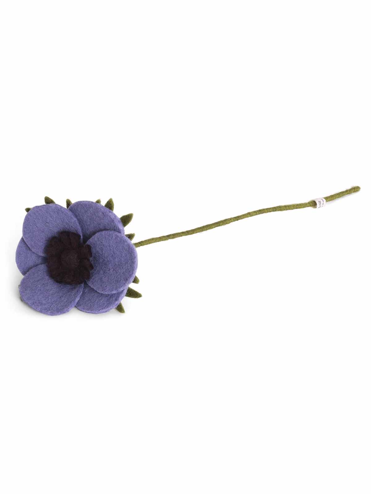Filt fransk anemon (30 cm) - Lila