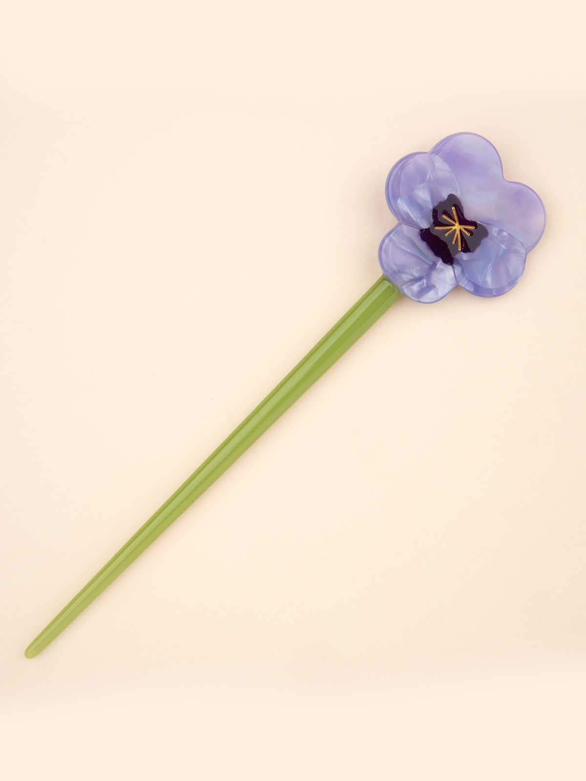 Hårnål – Styvmor Blomma