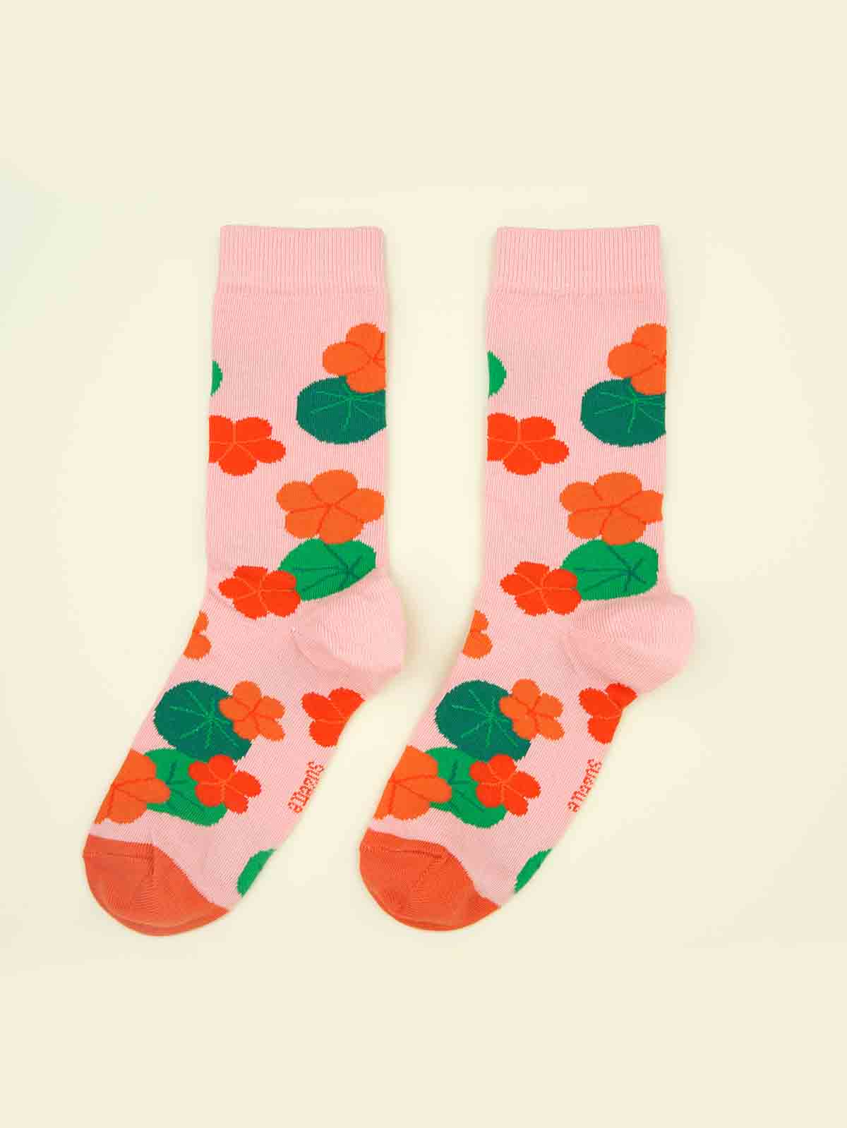 Strumpor - Rosa med poppel