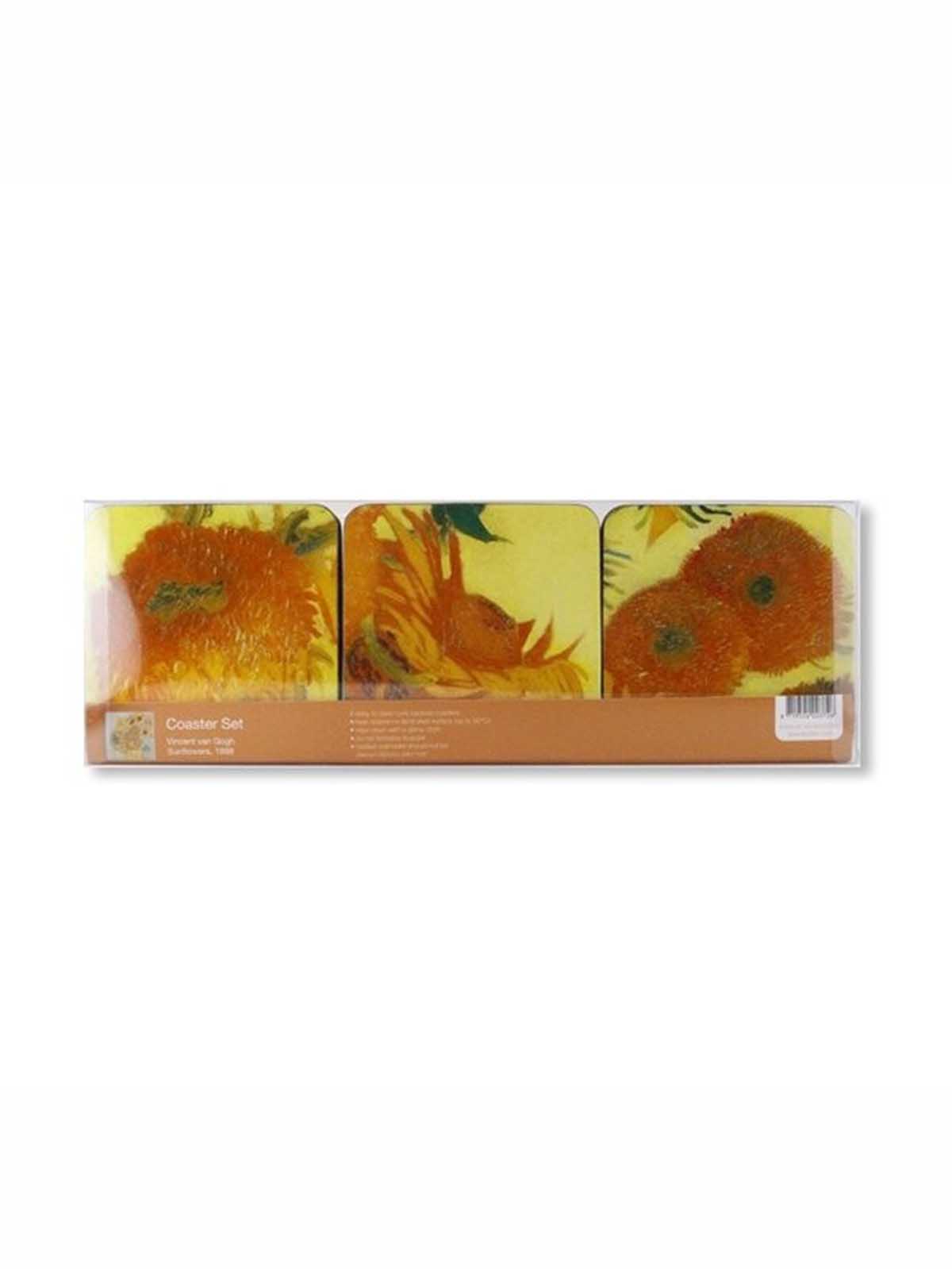 Alternativ bild av glasunderlägg (6 stycken) - Van Gogh 