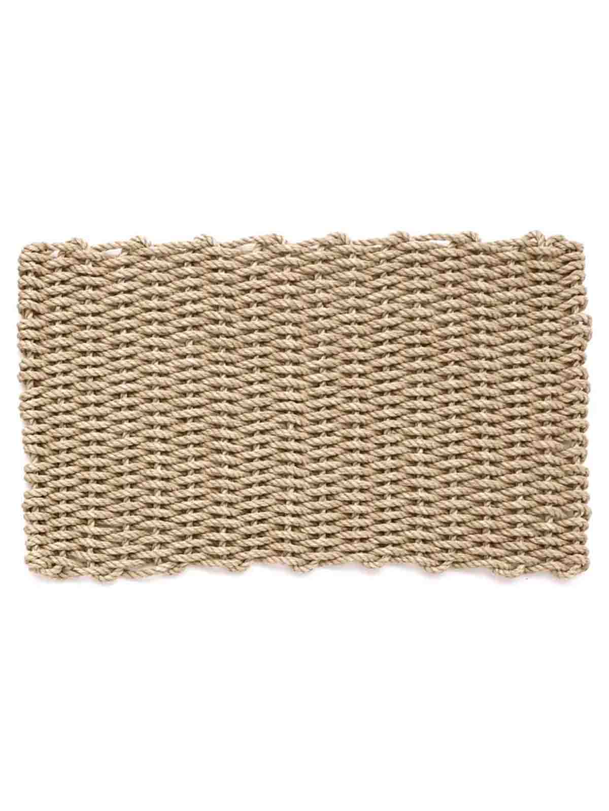 Alternativ bild av utomhusdörrmatta 45x75 cm - Lätt sand i knutigt rep