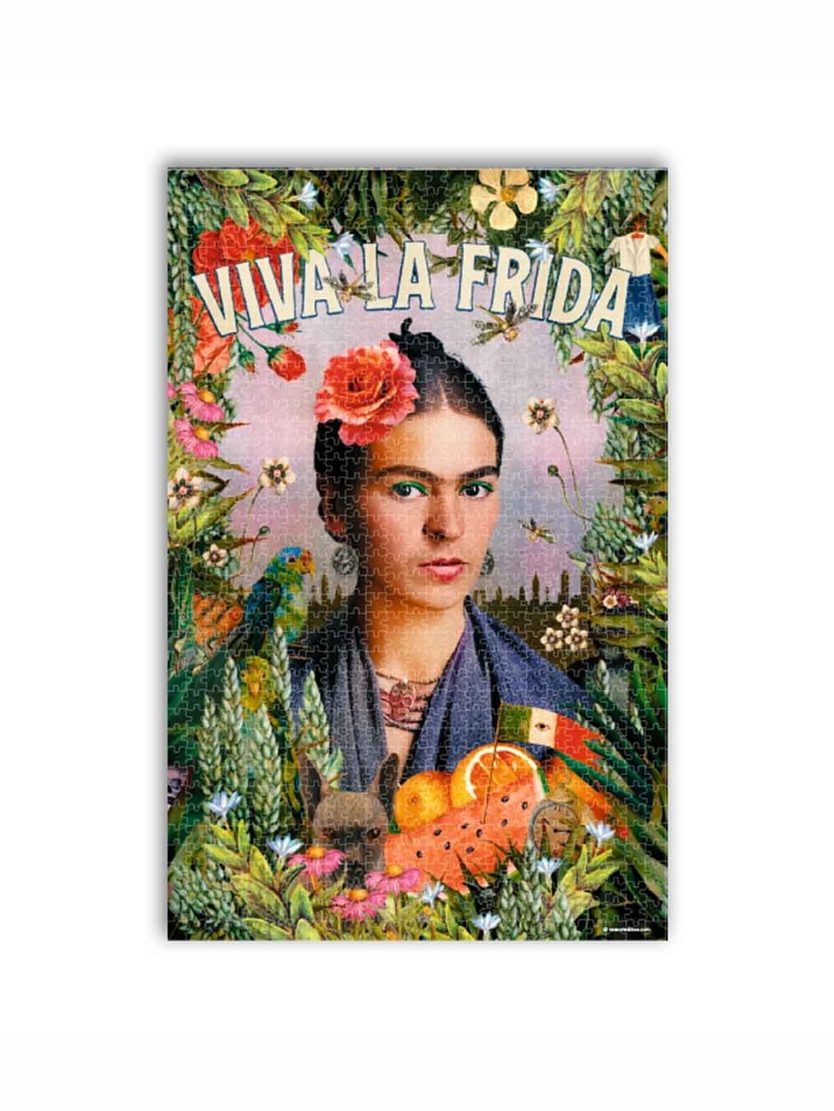Alternativ bild av pusselspel 1000 stycken - Frida Kahlo & quot;Viva la Frida & quot;