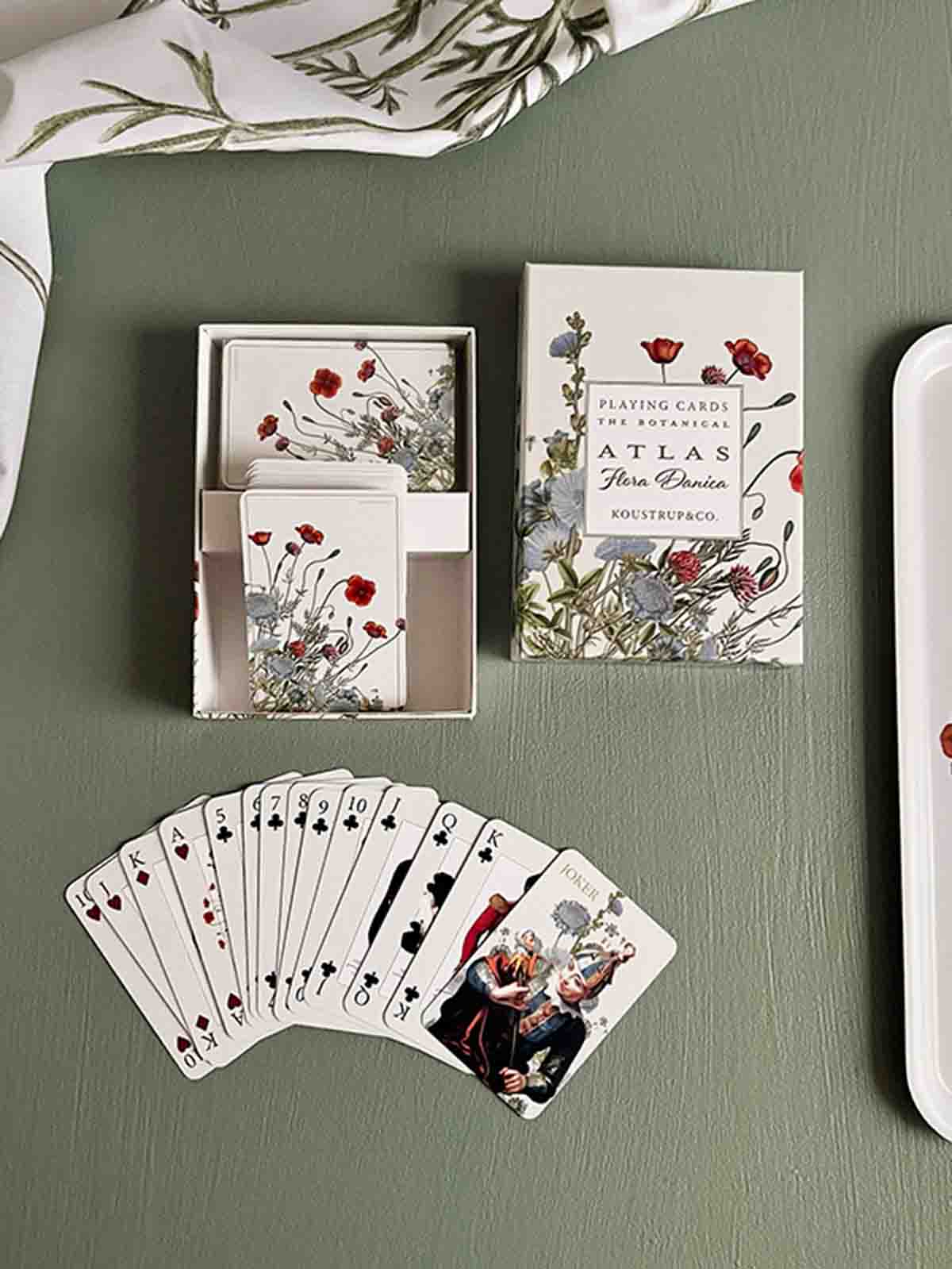 Spelkort (2 set) - Atlas flora danica