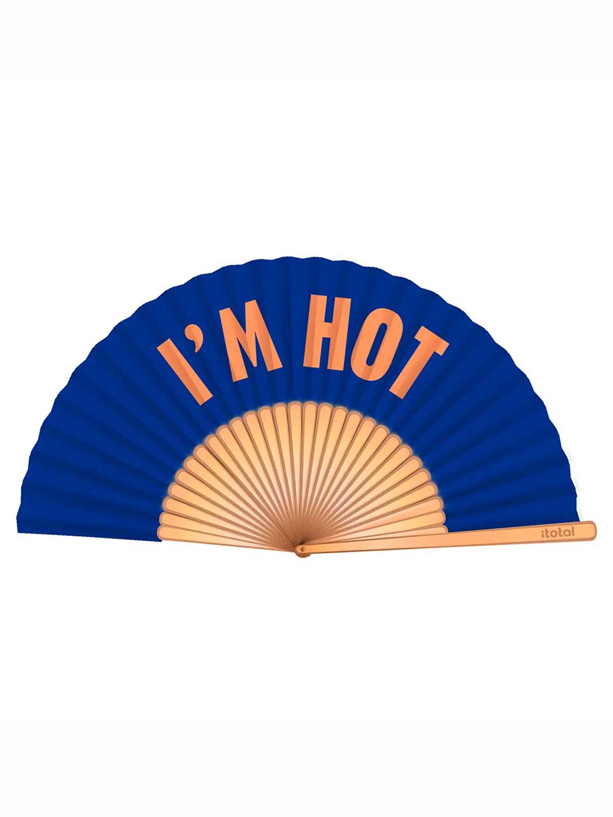 Fan - Royal blue & quot;Jag är varm & quot;