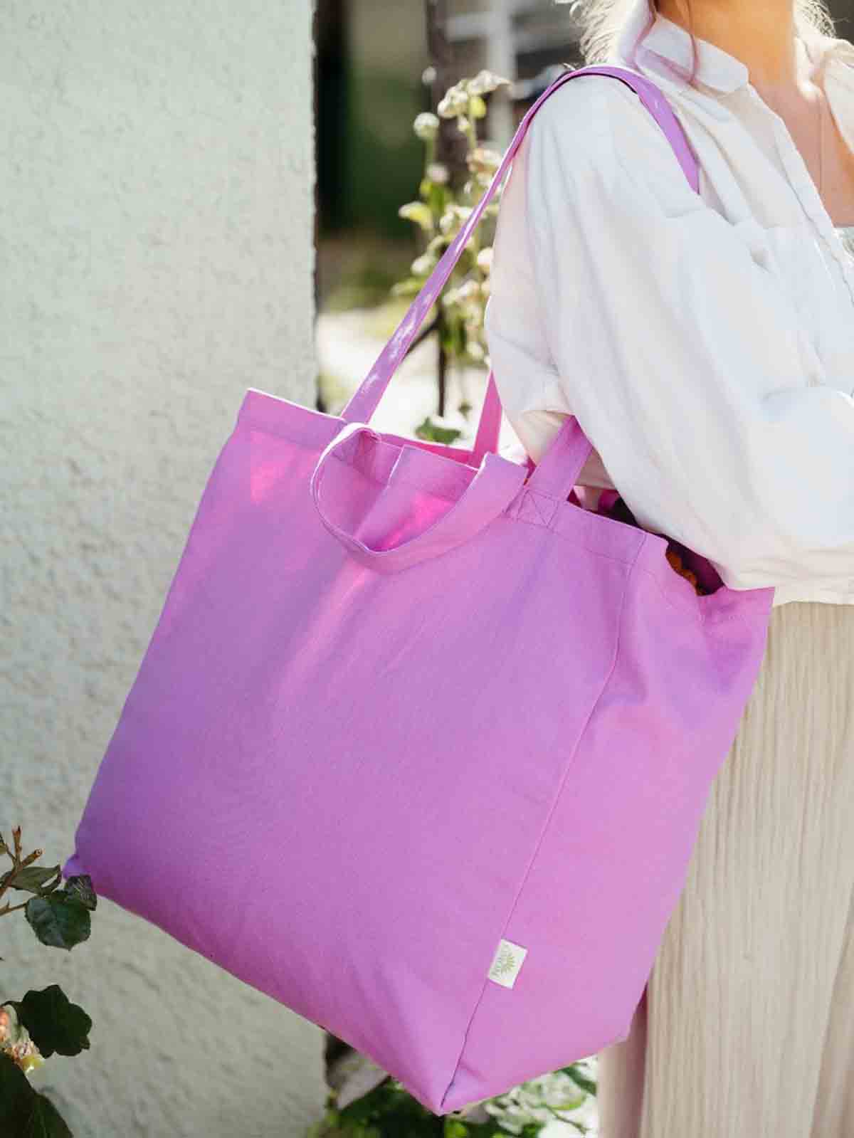 Alternativ bild av Canvas & quot; Totebag& quot; (40 x 37 cm) - Lila