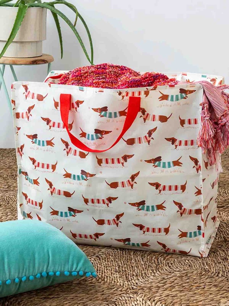Jumbo förvaringspåse 78 liter - Dachshunds