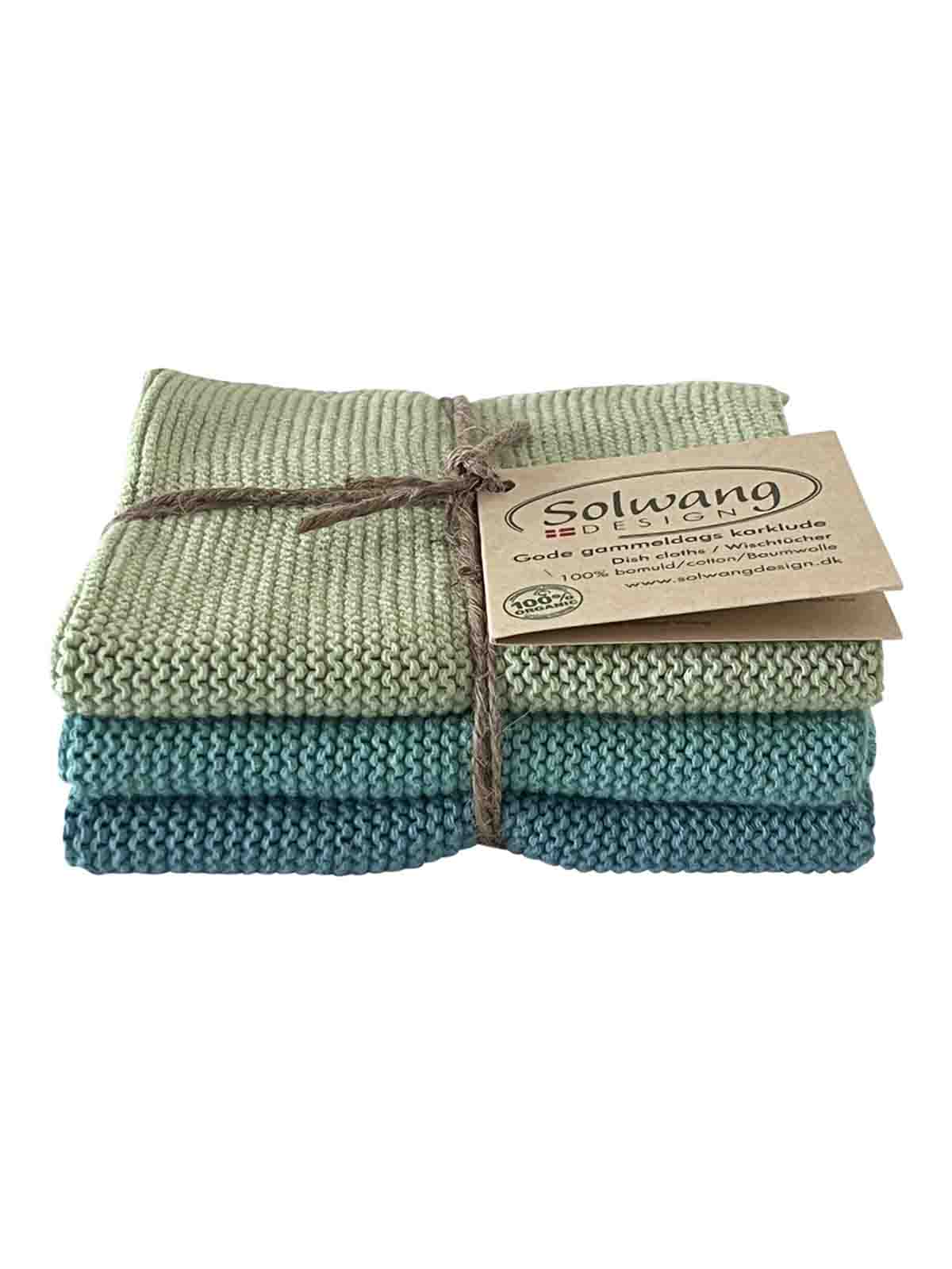 Solwang Cardigans i bomull - Seafoam