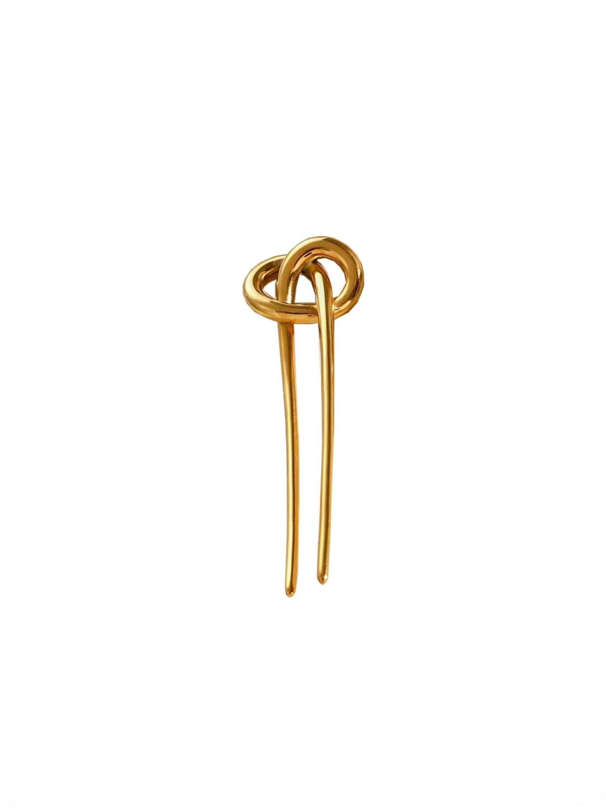 Hårnål & quot;Knot& quot; - Guld
