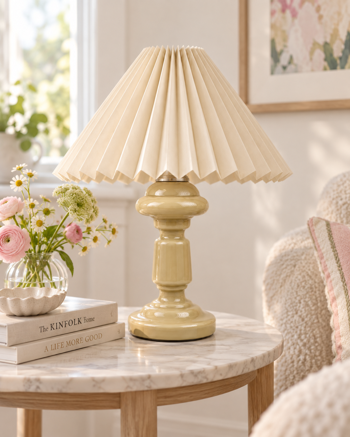 Alternativ bild av bordslampa opalglas &