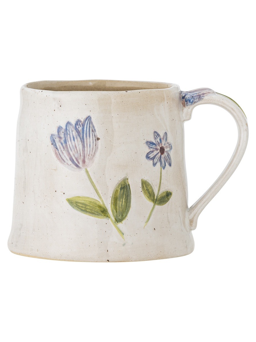 Kopp & quot;Camilla& quot; med blått blommotiv