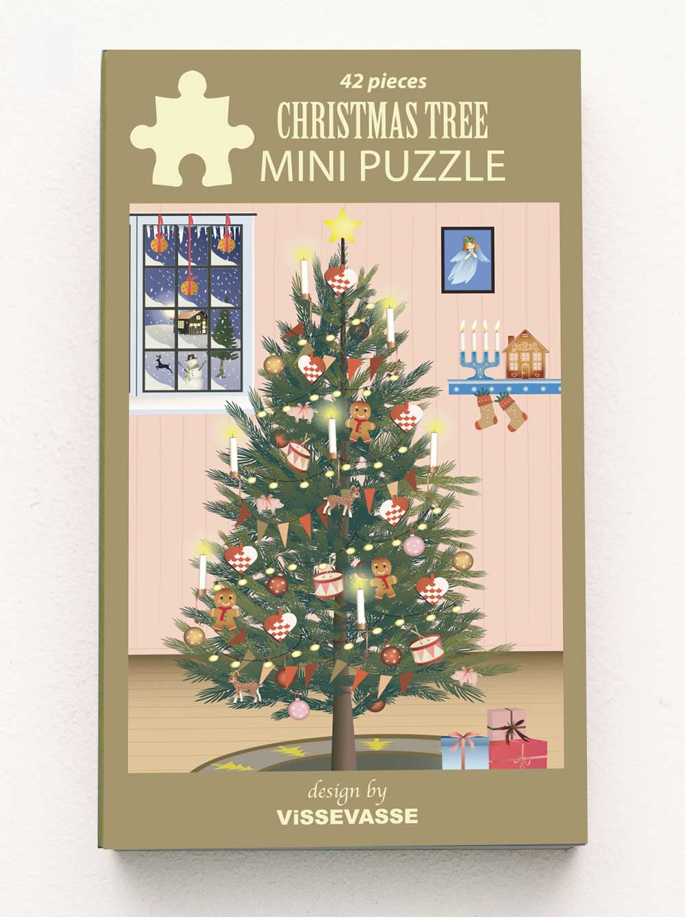Mini pusselspel - julgran