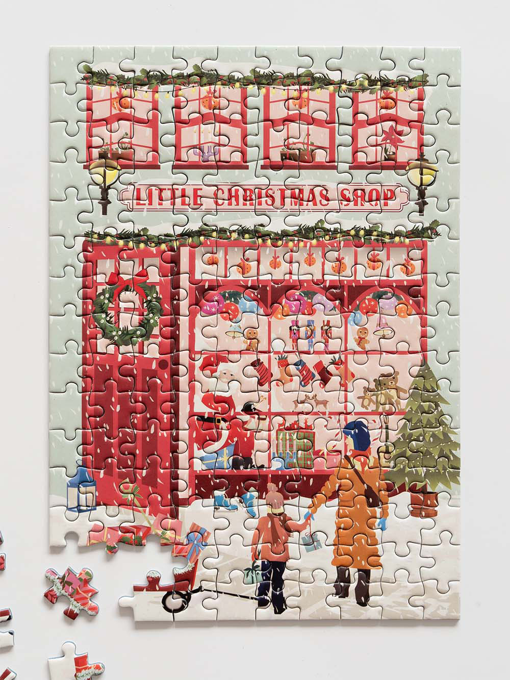 Alternativ syn på pussel (150 stycken) - Liten julhandel