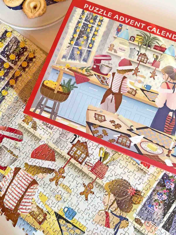 Pusseljulkalender 1000 stycken - Söt jul - Bild 6
