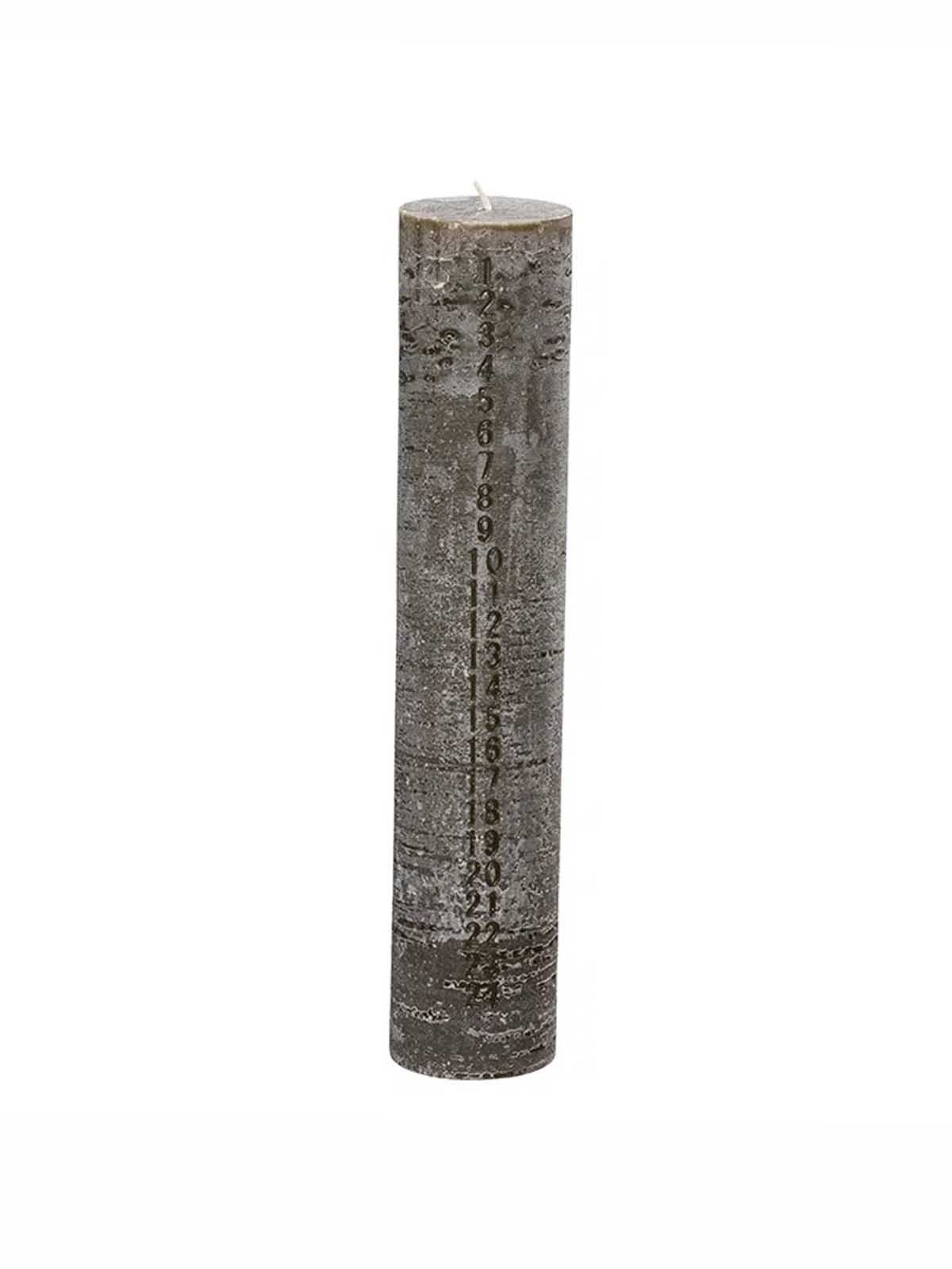 Alternativ visning av kalenderlampa – Fryst utseende – 6x20 cm – Oliv