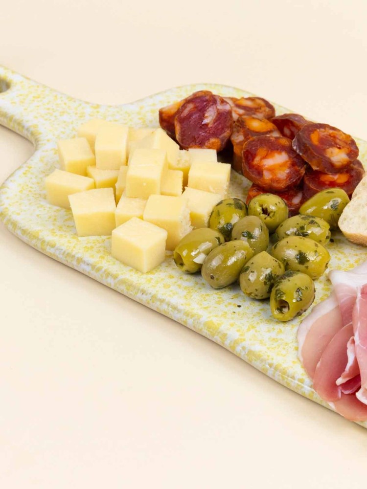 Keramiskt serveringsfat (43 x 18) - Gul - Bild 4